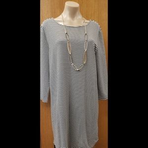 NWT Black & White Striped Dress